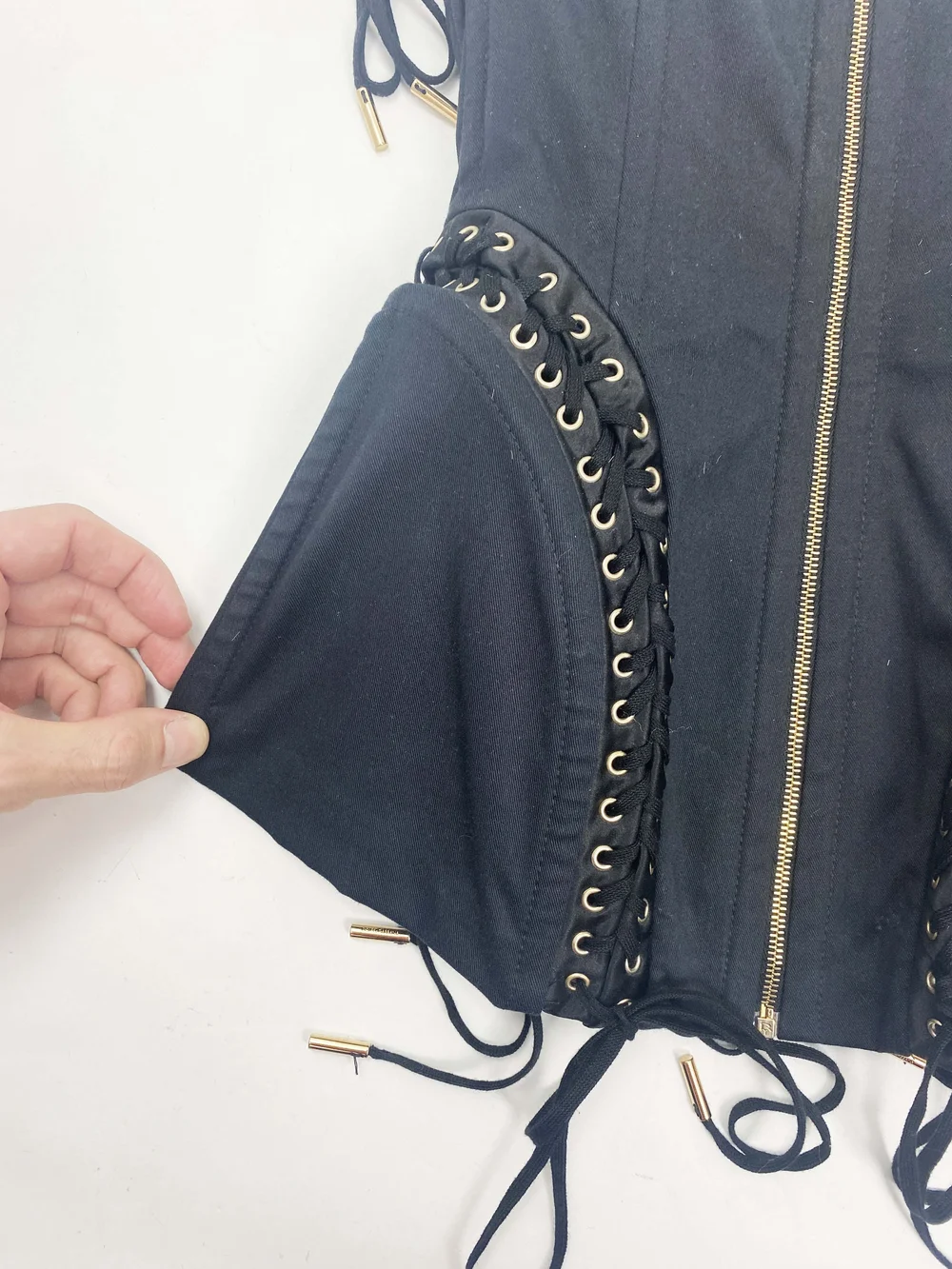 Dolce & Gabbana lace up corset — JAMES VELORIA
